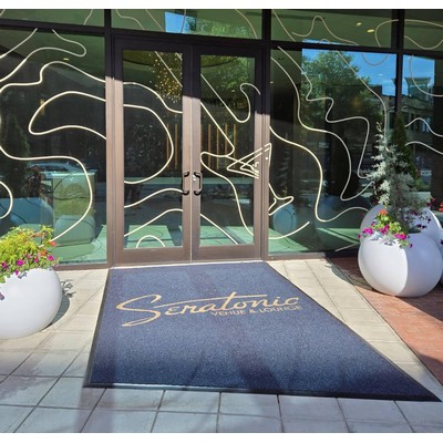 Outdoor or Indoor Logo Entry Mat - Brand Ambassador Logo Floor Mat - 5' X 6'